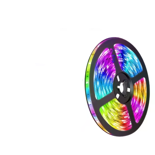 USB LED STRIP WITH COLOUR CHANGING - RGB LIGHT FOR ROOM DECORATION & TV BACKLIGHTING-3-button controller-1m-Nora Luxe