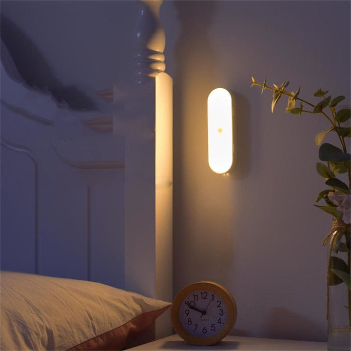 USB Rechargeable Motion Sensor Wall Lamp - BrightSense-Warm-Nora Luxe