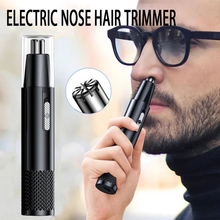 USB Rechargeable Nose Hair Trimmer - TrimPro-Blue-Nora Luxe