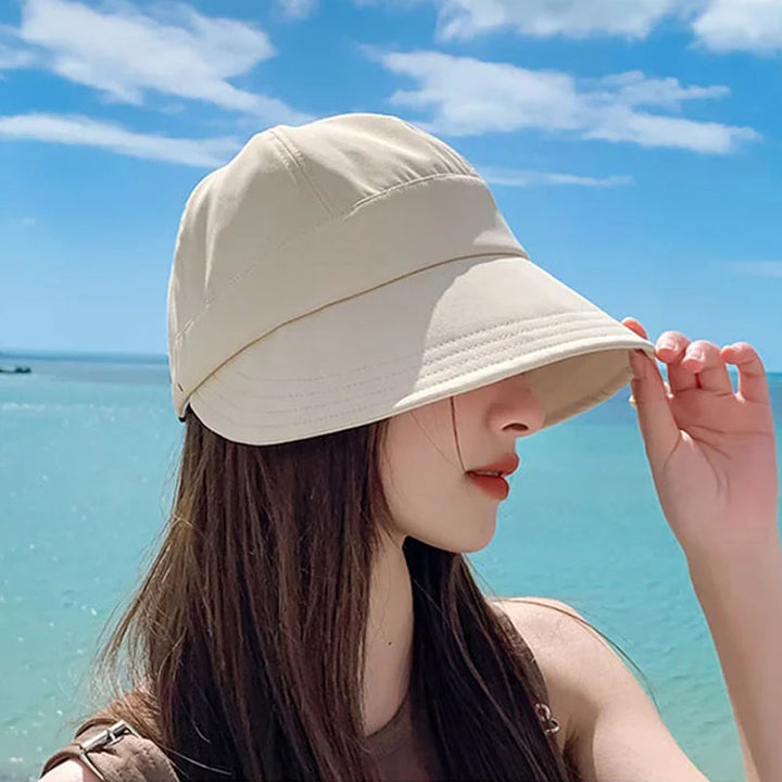 UV Protection Sun Hat for Women Foldable & Breathable – Alina (1+1 FREE)-Black-Nora Luxe