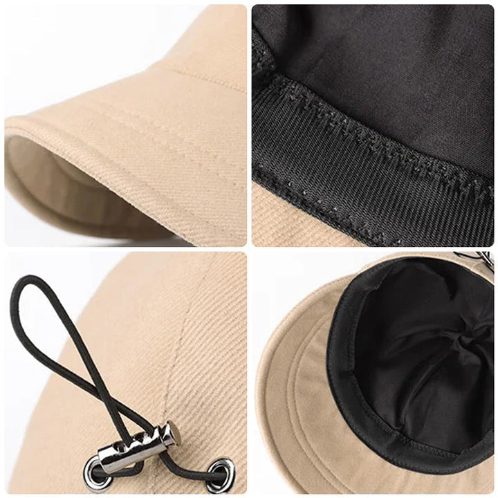 UV Protection Sun Hat for Women Foldable & Breathable – Alina (1+1 FREE)-Black-Nora Luxe