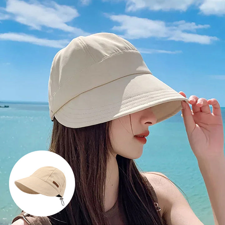 UV Protection Sun Hat for Women Foldable & Breathable – Alina (1+1 FREE)-Black-Nora Luxe