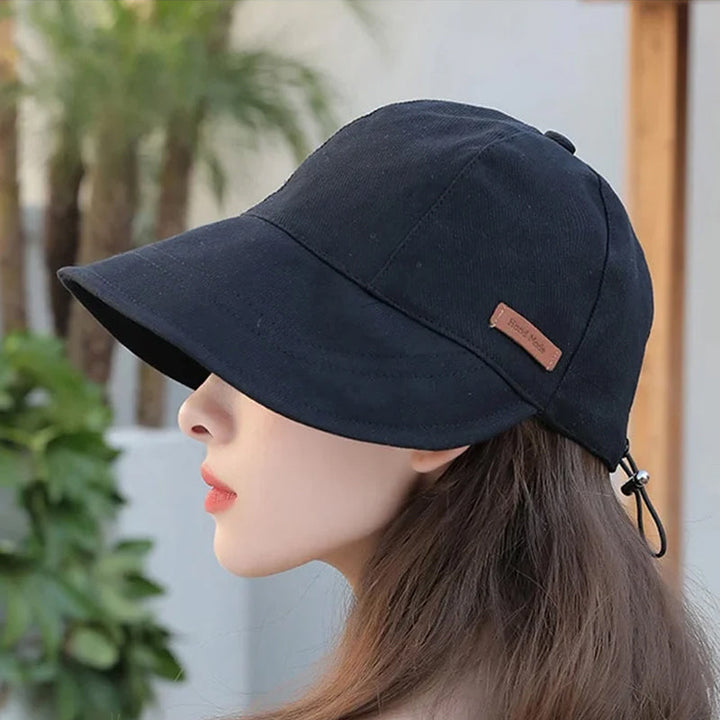 UV Protection Sun Hat for Women Foldable & Breathable – Alina (1+1 FREE)-Black-Nora Luxe