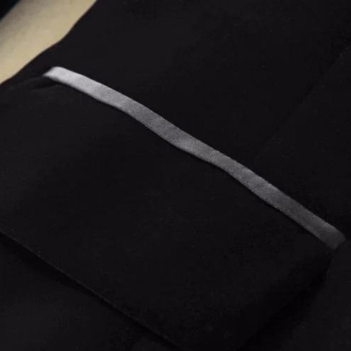 Velvet Ladies Blazer - Vivienne-Black-XS-Nora Luxe