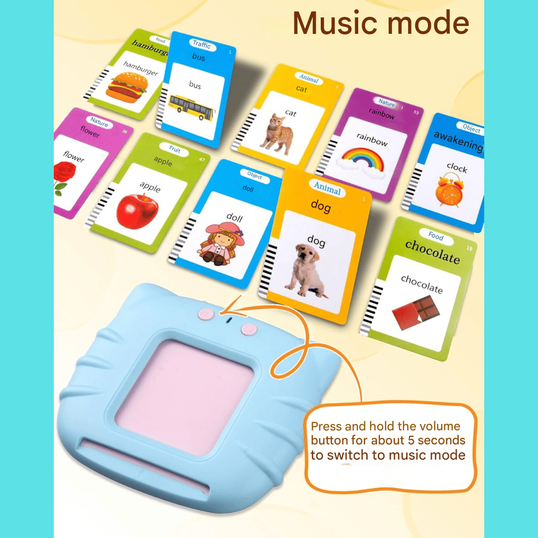 VerbaLingo - Educational Cards in Spanish and English-Blue-224 words-Nora Luxe