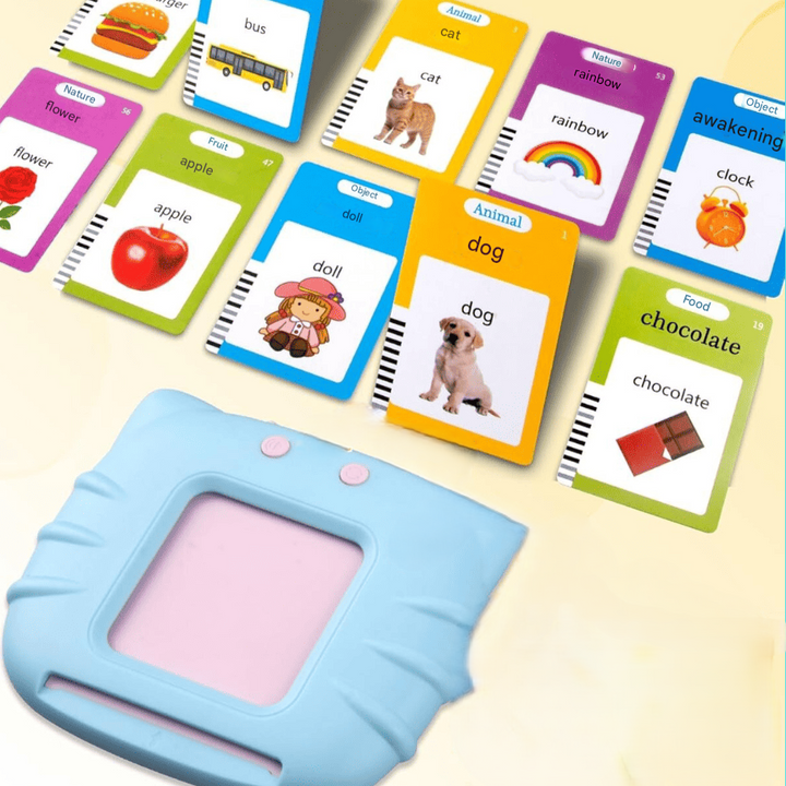 VerbaLingo - Educational Cards in Spanish and English-Blue-224 words-Nora Luxe