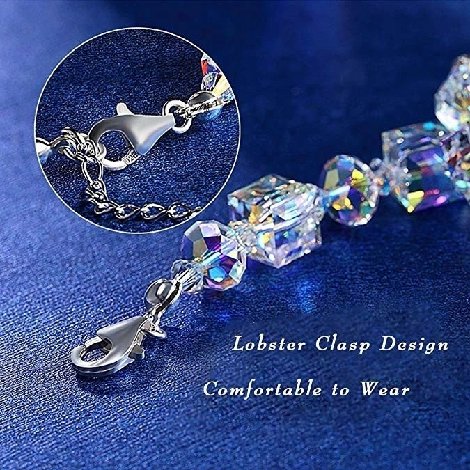 Versatile Cubic Crystal Bracelet-Nora Luxe