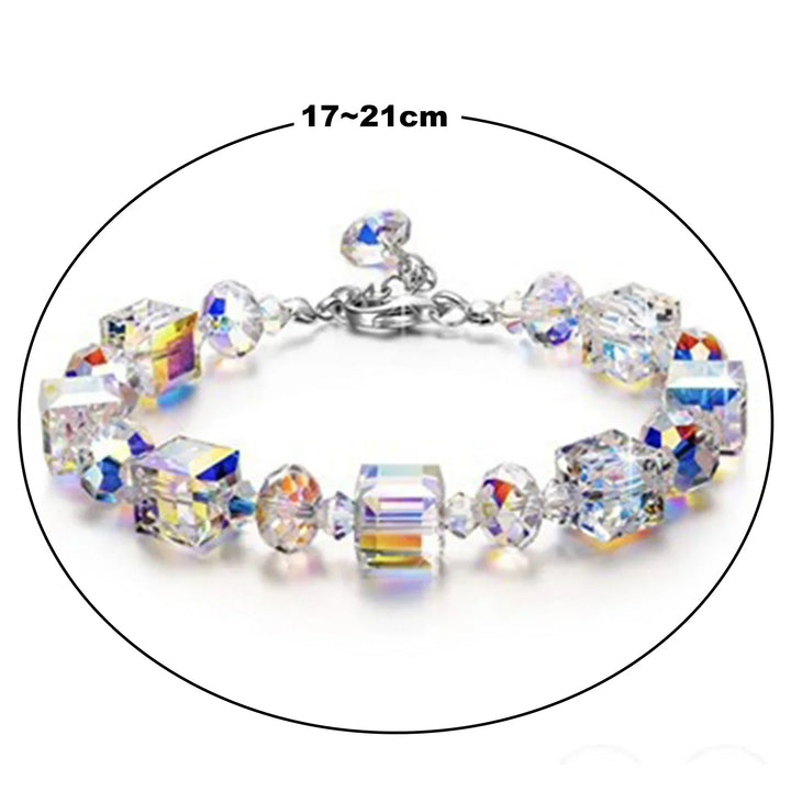 Versatile Cubic Crystal Bracelet-Nora Luxe