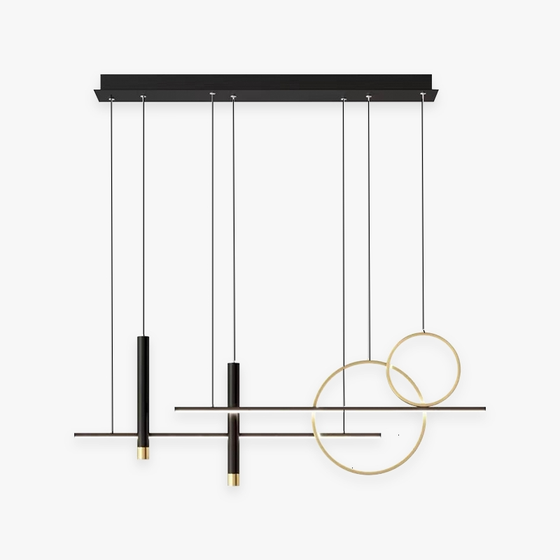 Versatile LED Pendant Light - LumoSphere-Black-3 Colors-Nora Luxe