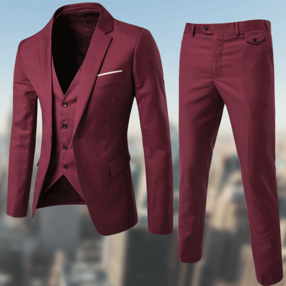 Versatile men's suit for every occasion - Marcus-Red-XS-Nora Luxe