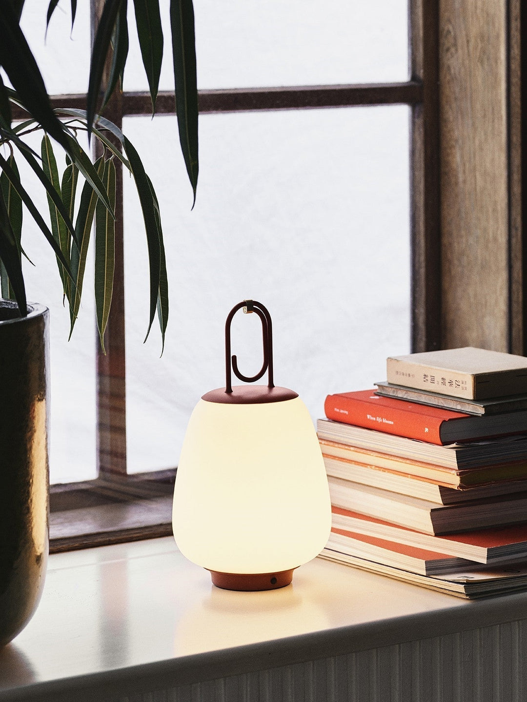 Versatile Patio Lantern - LunaGlow-Red-Nora Luxe