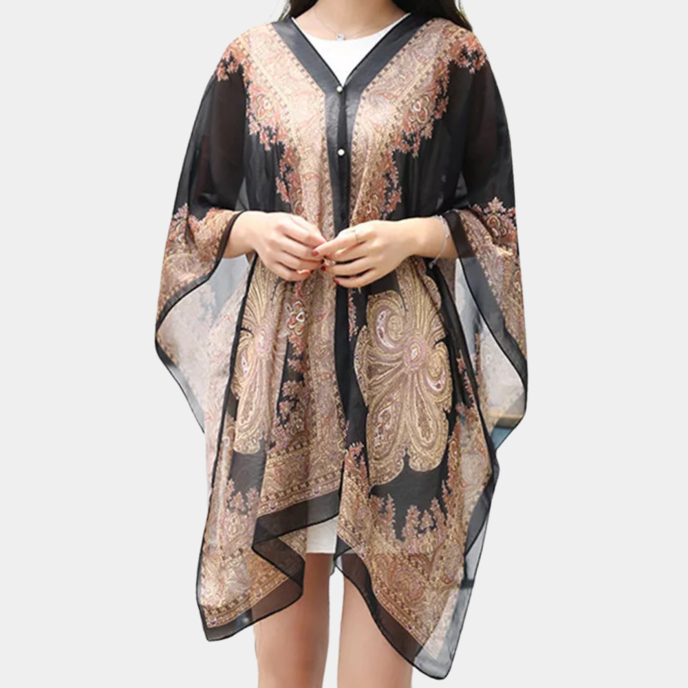 Versatile Poncho Scarf for Women - Mira-Nora Luxe