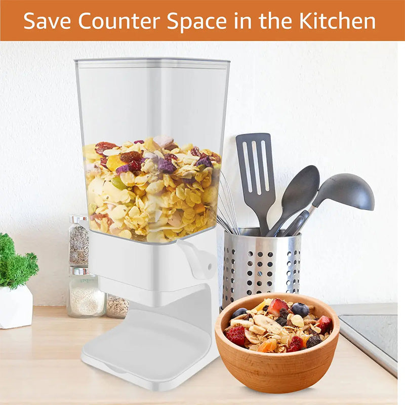 Vertical Grain Dispenser - CerealKeeper-Black-Nora Luxe