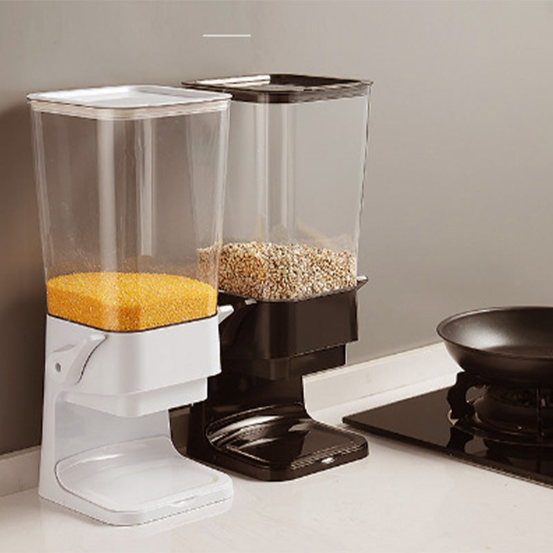 Vertical Grain Dispenser - CerealKeeper-Black-Nora Luxe