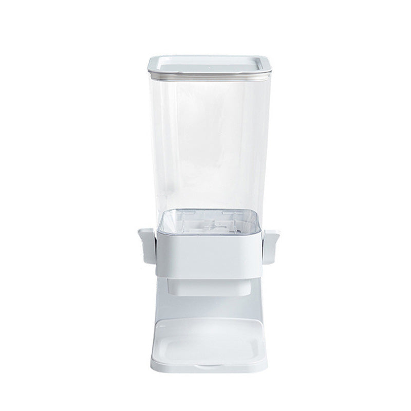 Vertical Grain Dispenser - CerealKeeper-White-Nora Luxe