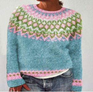 Vibrant Coloured Sweater for Every Day - Mirella-S-Nora Luxe