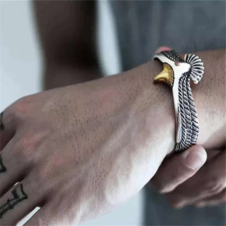 Vintage Eagle Bracelet | Creative Boho Jewellery-Nora Luxe