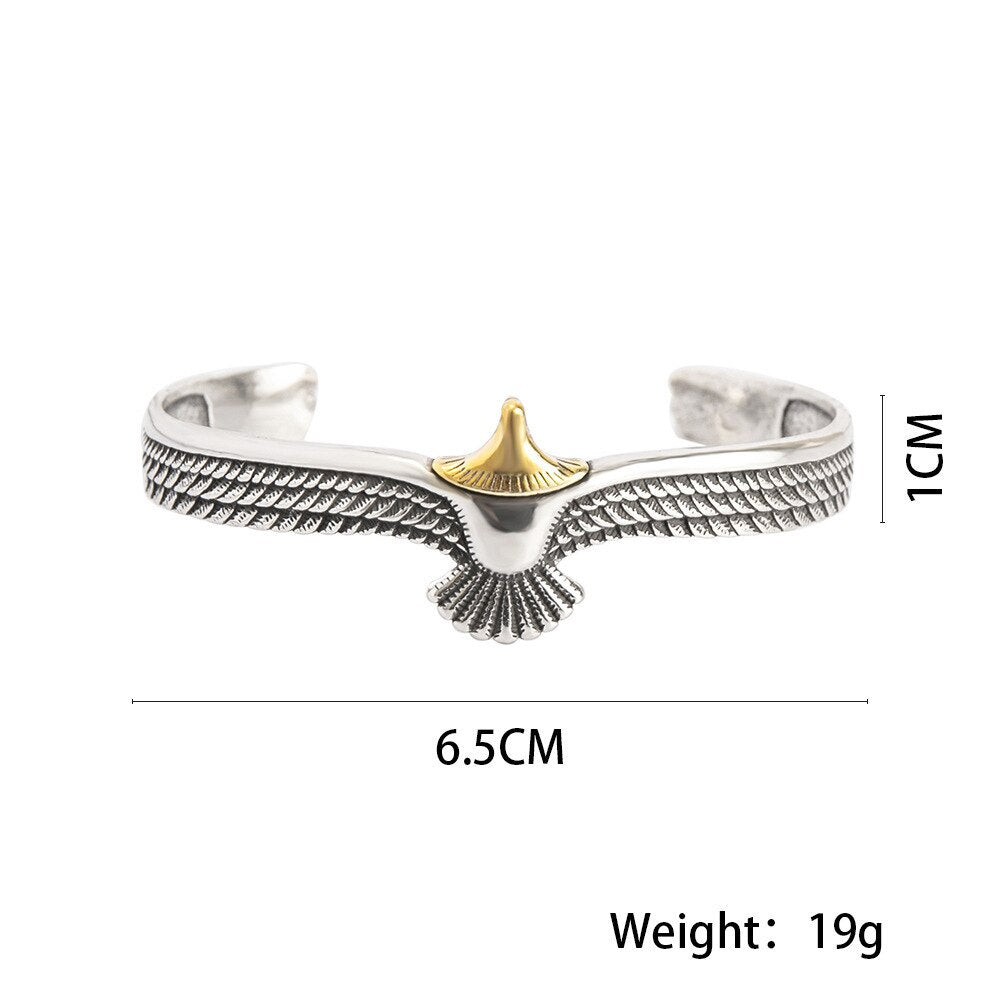 Vintage Eagle Bracelet | Creative Boho Jewellery-Nora Luxe