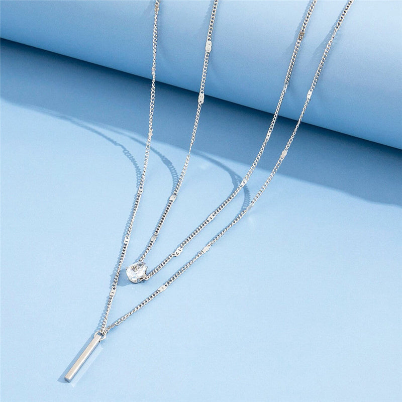 Vintage Gold Pendant Necklace Set | Sparkling Jewellery-Gold-Nora Luxe
