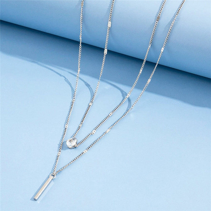 Vintage Gold Pendant Necklace Set | Sparkling Jewellery-Gold-Nora Luxe