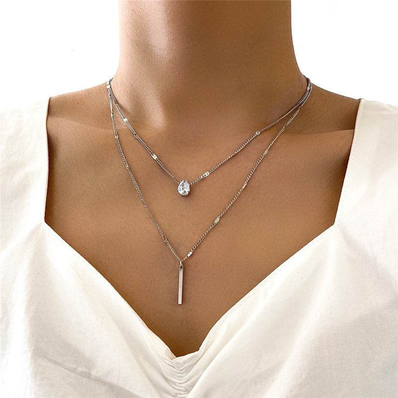 Vintage Gold Pendant Necklace Set | Sparkling Jewellery-Gold-Nora Luxe