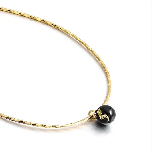 Vintage Golden Crack Necklace - Iris-Nora Luxe