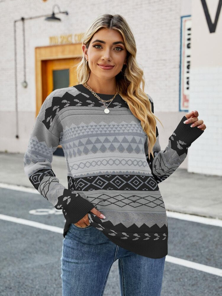 Vintage Ladies Sweater - Sophie-Black-S-Nora Luxe