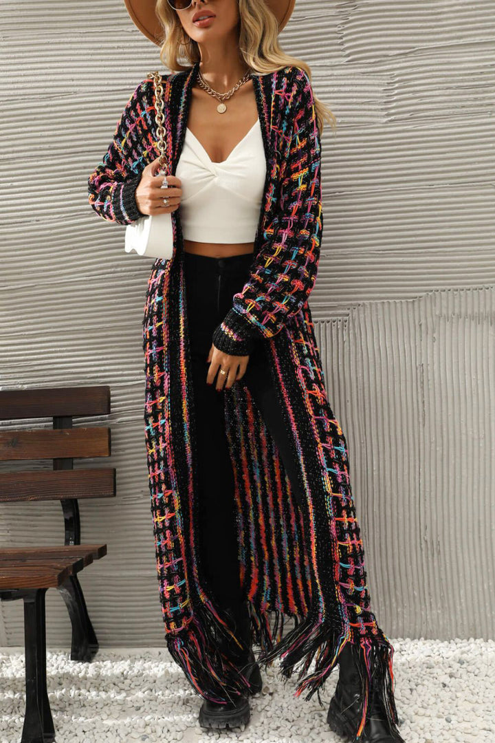 Vintage Lang Vest - Livia-Multicolored-S-Nora Luxe