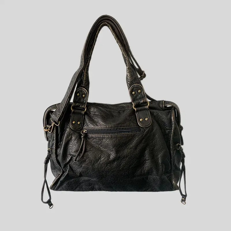 Vintage Leather Handbag - Marisol-Nora Luxe
