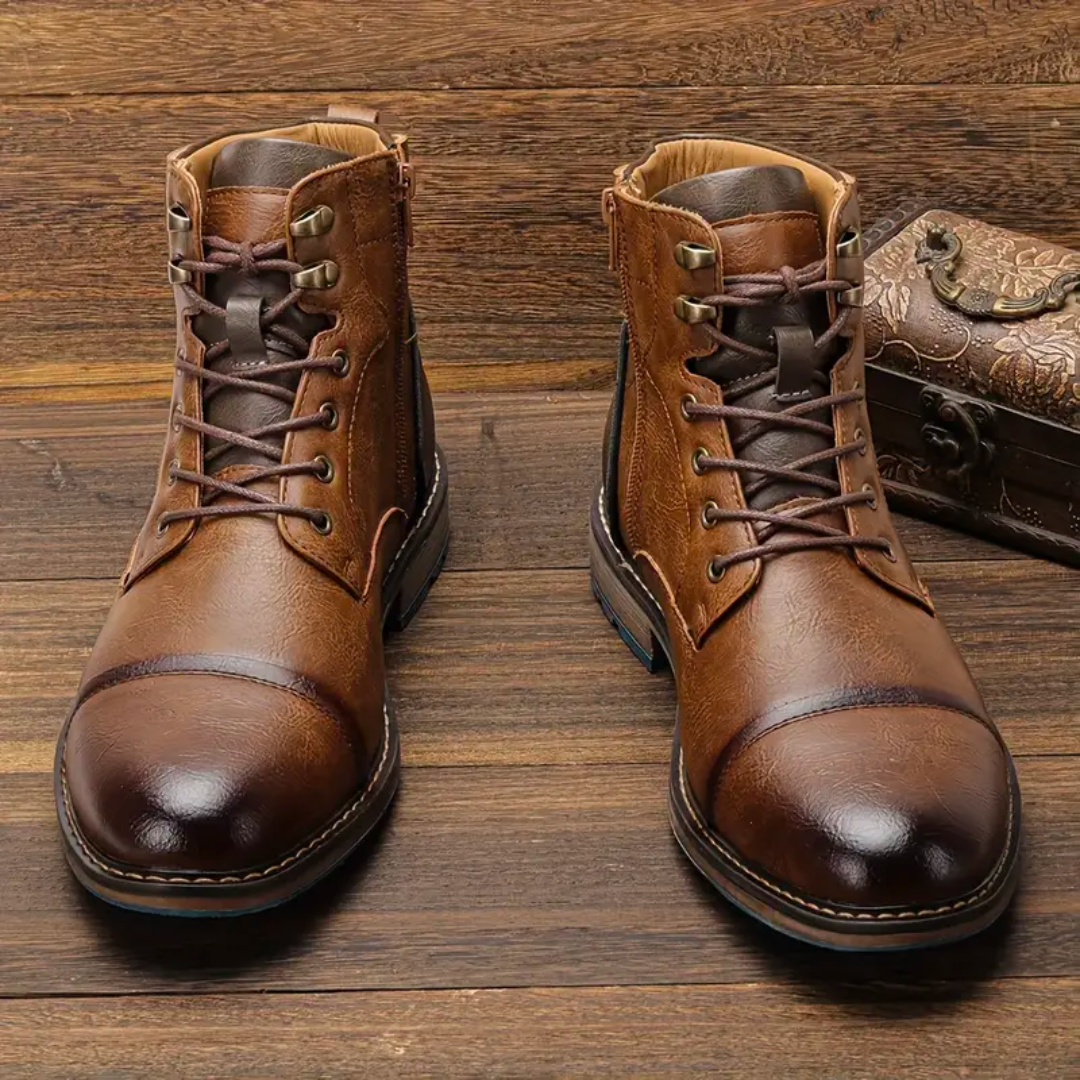 Vintage Leather Men's Shoes - Oliver-7.0-Nora Luxe