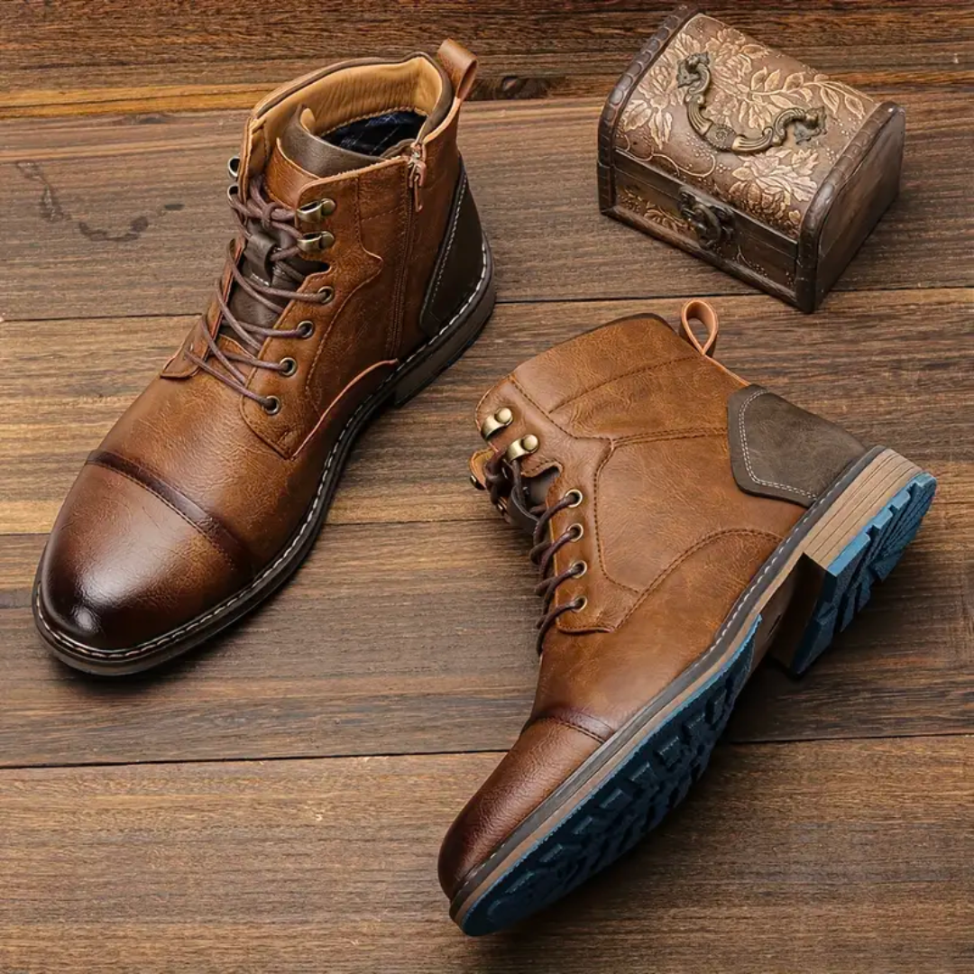 Vintage Leather Men's Shoes - Oliver-7.0-Nora Luxe