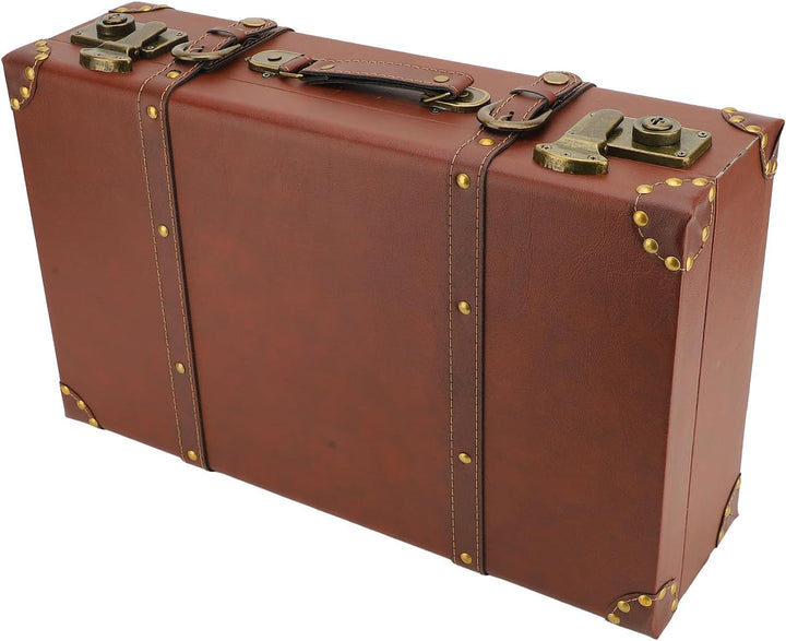 Vintage Leather Carry-On Overnight Case with Alloy Lock – Heritage Brown