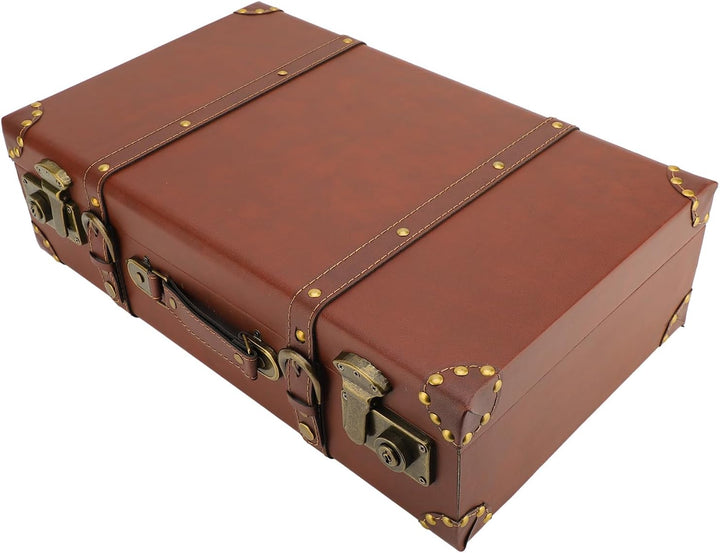 Vintage Leather Carry-On Overnight Case with Alloy Lock – Heritage Brown