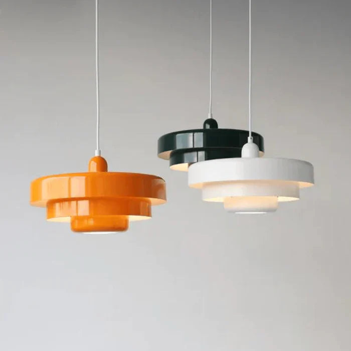 Vintage LED Pendant Light - TimelessGlow-Green-Cool White-Nora Luxe