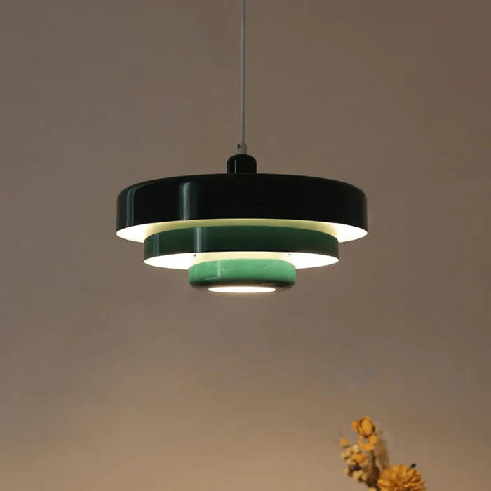 Vintage LED Pendant Light - TimelessGlow-Green-Cool White-Nora Luxe