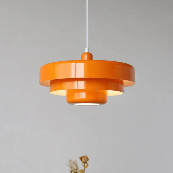 Vintage LED Pendant Light - TimelessGlow-Orange-Cool White-Nora Luxe