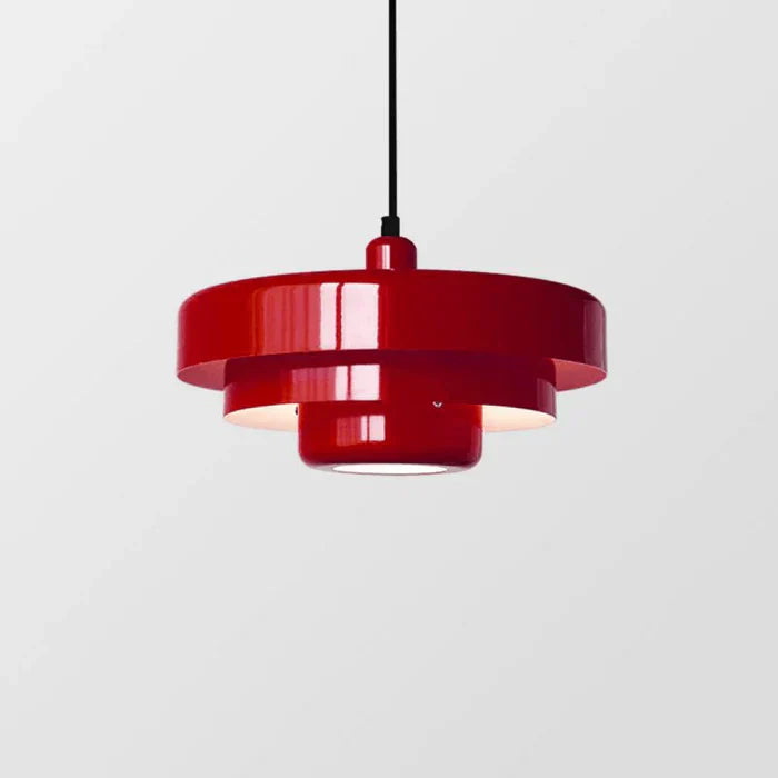 Vintage LED Pendant Light - TimelessGlow-Red-Cool White-Nora Luxe