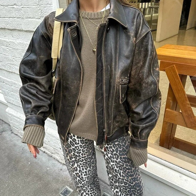 Vintage Leopard Print Jeans - Leona-Leopard-XS-Nora Luxe