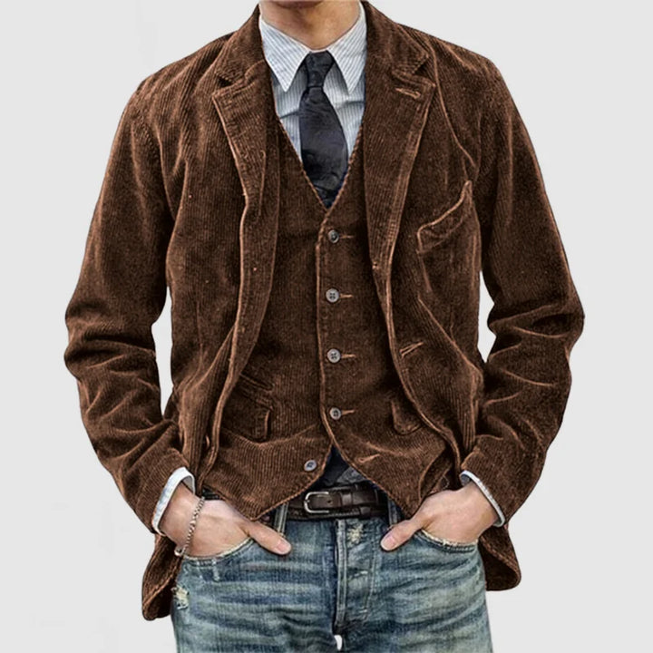 Vintage Men's Blazer and Waistcoat Set - Alexander-Brown-S-Nora Luxe