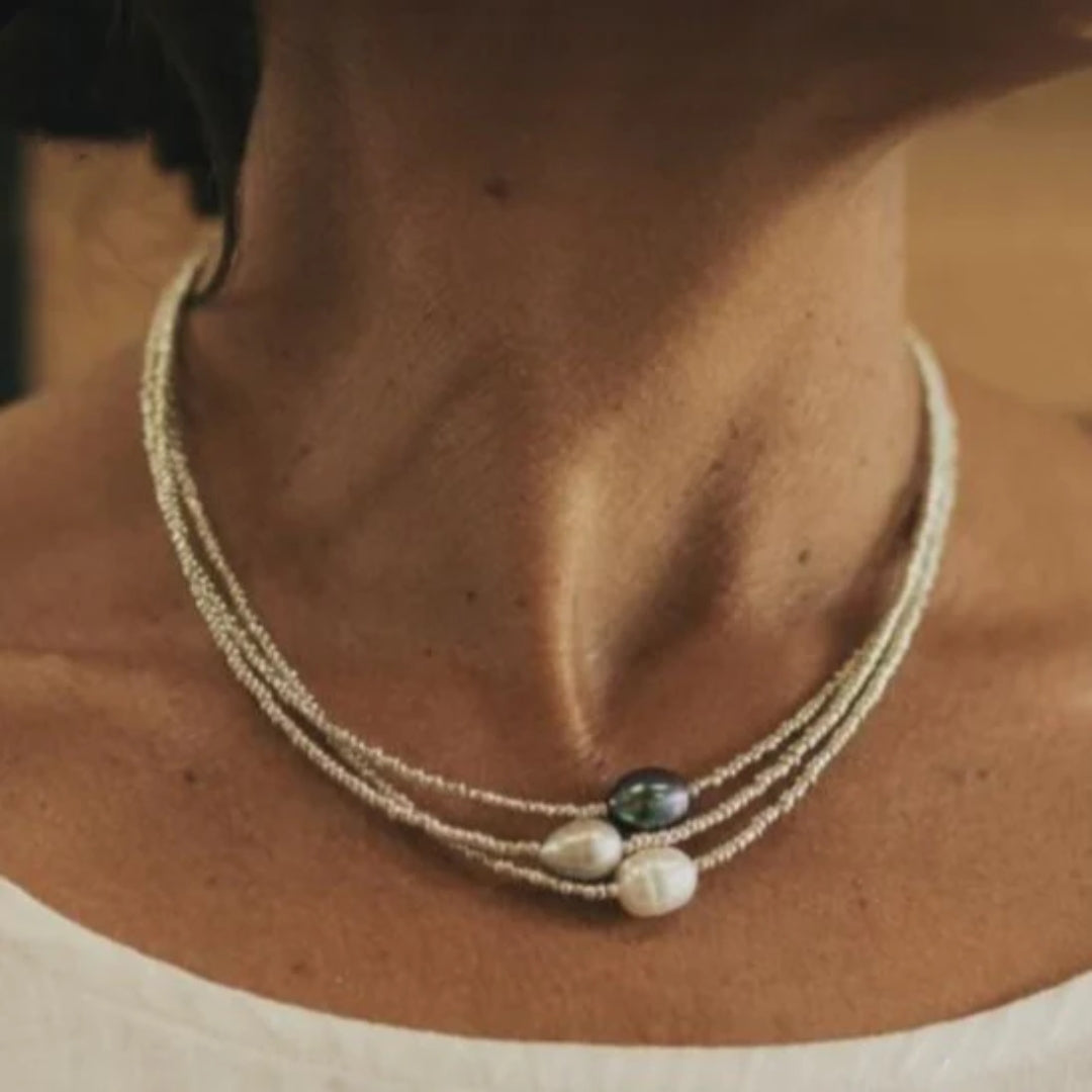 Vintage Natural Pearl Necklace - Elara-Nora Luxe