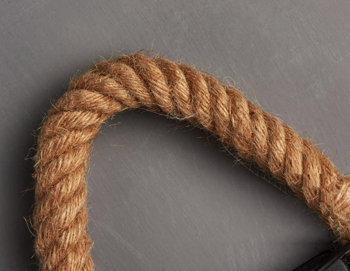 Vintage Rope Wall Lamp - RusticRope-Round-Nora Luxe