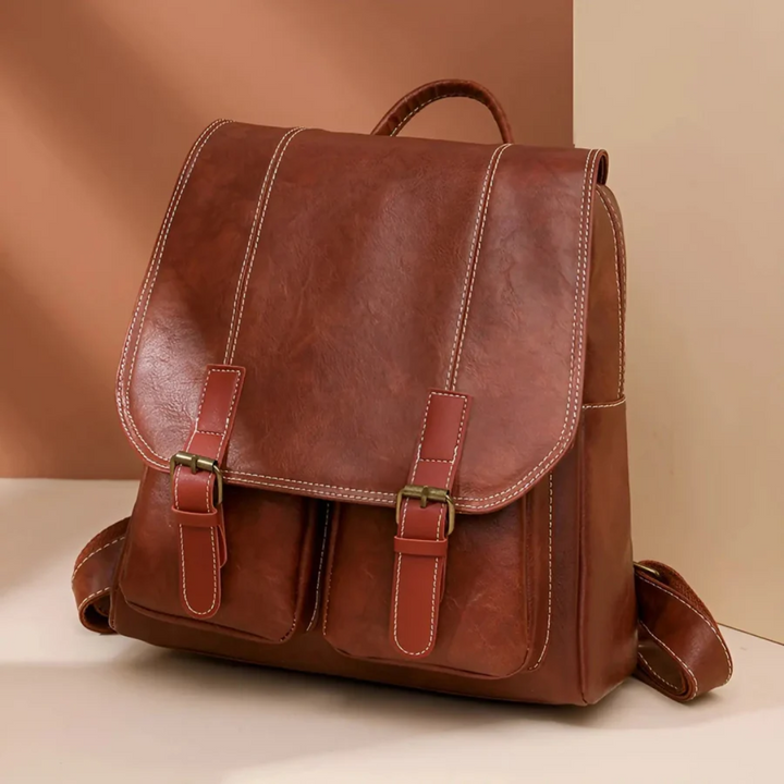 Vintage Style Backpack - RetroTrail-Coffee-Nora Luxe