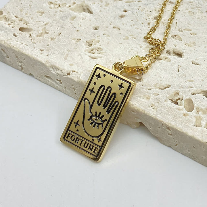Vintage Tarot Card Lucky Charm - Seraphina-Fortune-Gold-Nora Luxe