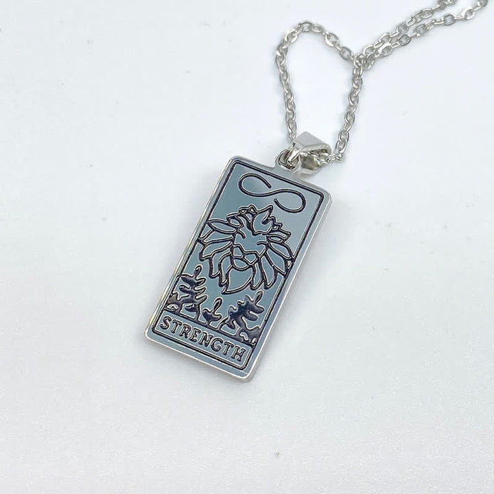 Vintage Tarot Card Lucky Charm - Seraphina-Power-Silver-Nora Luxe
