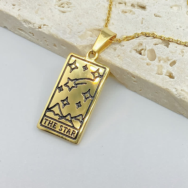 Vintage Tarot Card Lucky Charm - Seraphina-Star-Gold-Nora Luxe