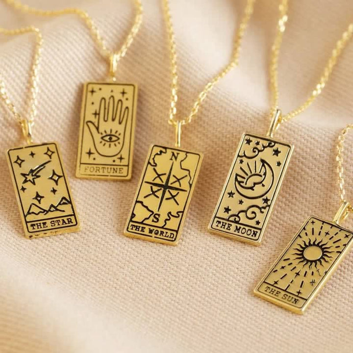 Vintage Tarot Card Lucky Charm - Seraphina-Star-Gold-Nora Luxe