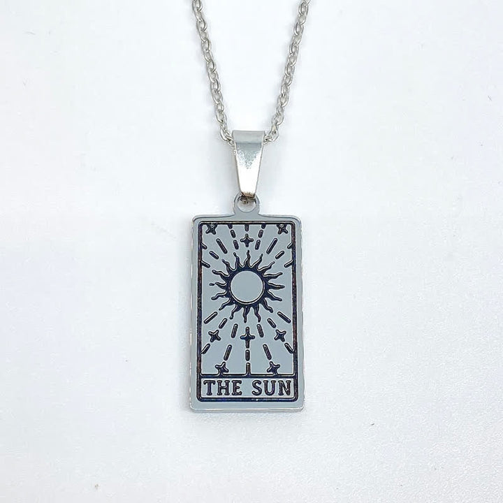 Vintage Tarot Card Lucky Charm - Seraphina-Sun-Silver-Nora Luxe