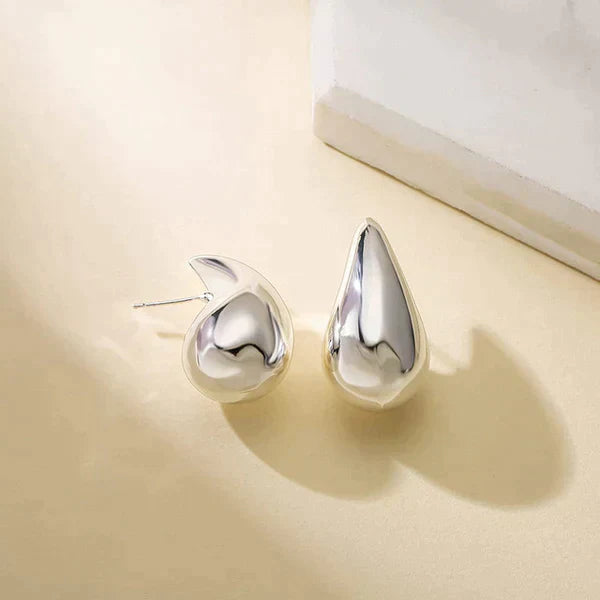 Vintage Teardrop Earrings - Aurielle-Gold-Nora Luxe