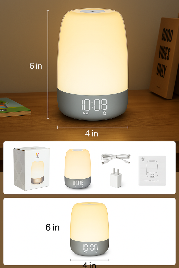 Wake-up Light with Natural Sounds - Aurora-Nora Luxe