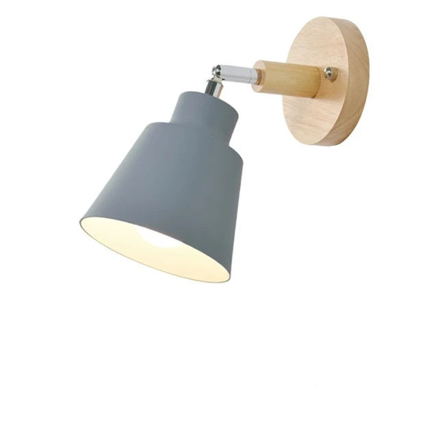 Wall lamp with pull switch - TwistGlow-Gray-Without a toggle switch-Nora Luxe